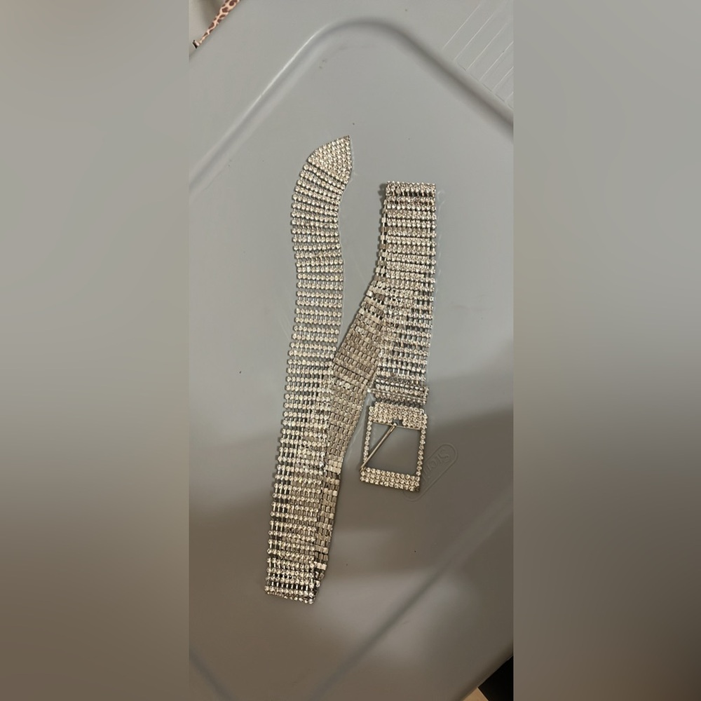 Rhinestone belt